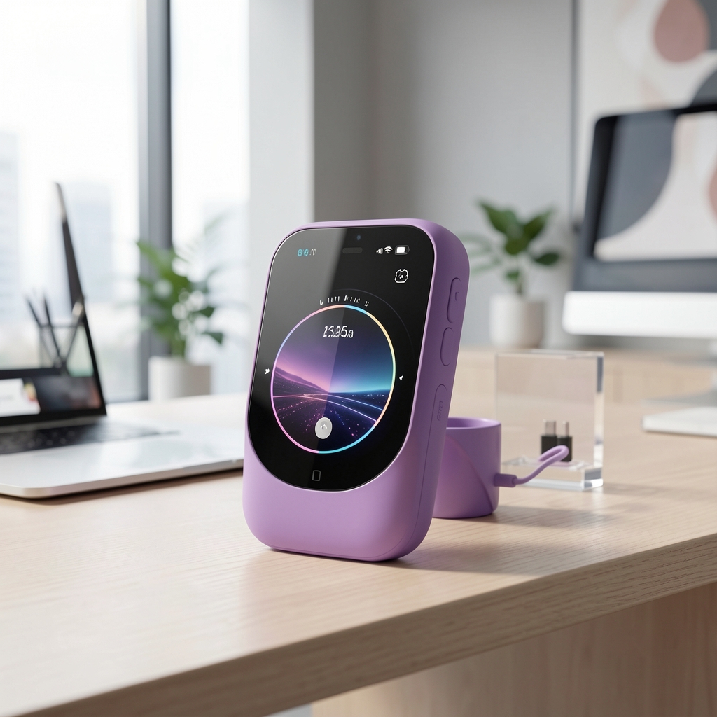 Huawei Band 8 ultra-tanka narukvica debljine 6.99mm sa AMOLED ekranom, magnet punjač, ljubičasta boja
